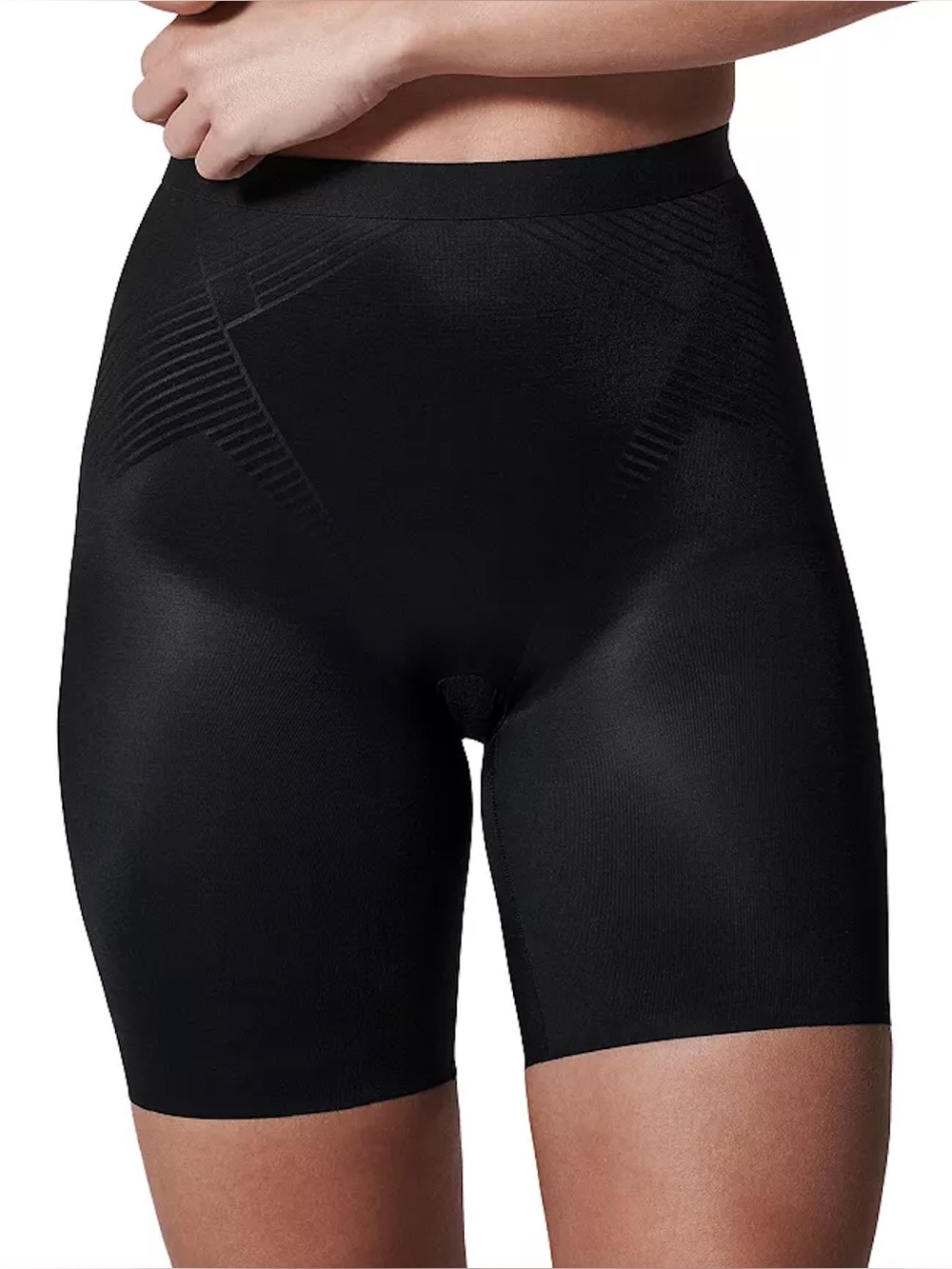 SPANX SPANXShape Black Invisible Mid-thigh Short (L) NWOT